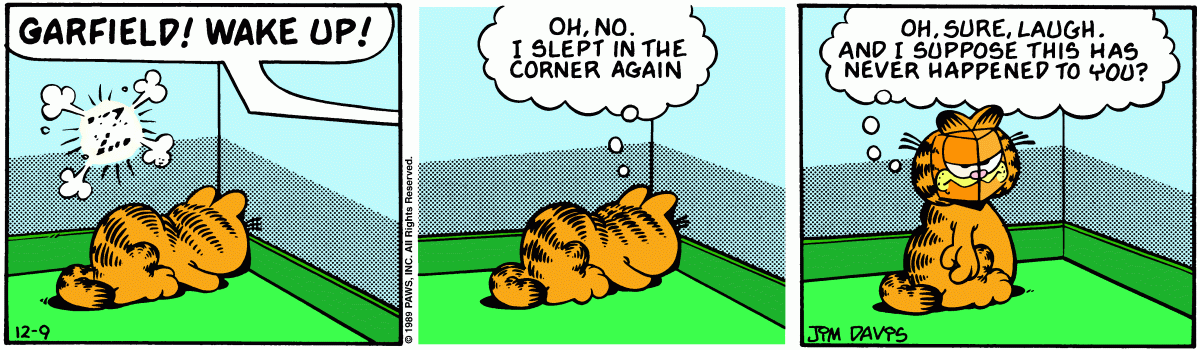 Garfield, December 9, 1989