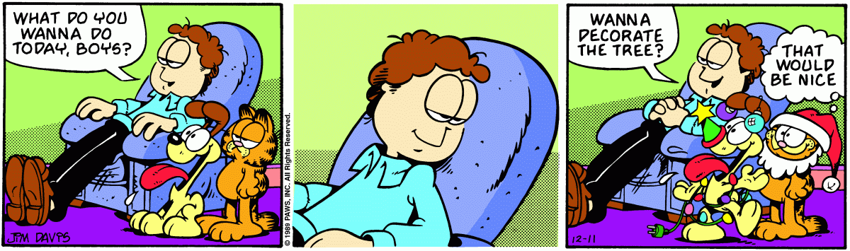 Garfield, December 11, 1989