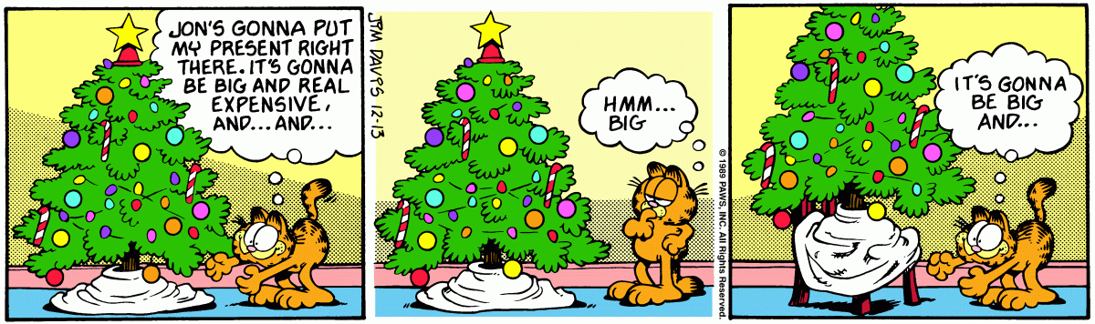 Garfield, December 13, 1989