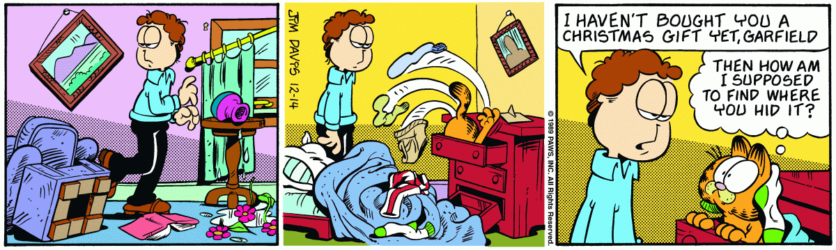 Garfield, December 14, 1989