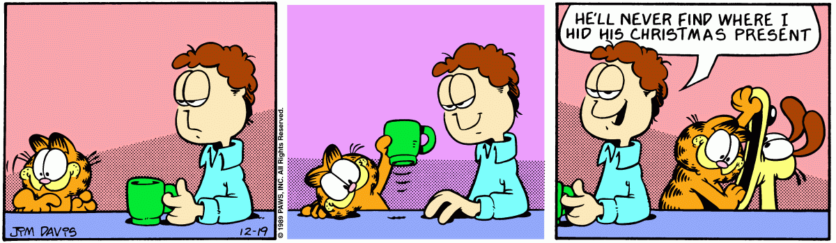 Garfield, December 19, 1989