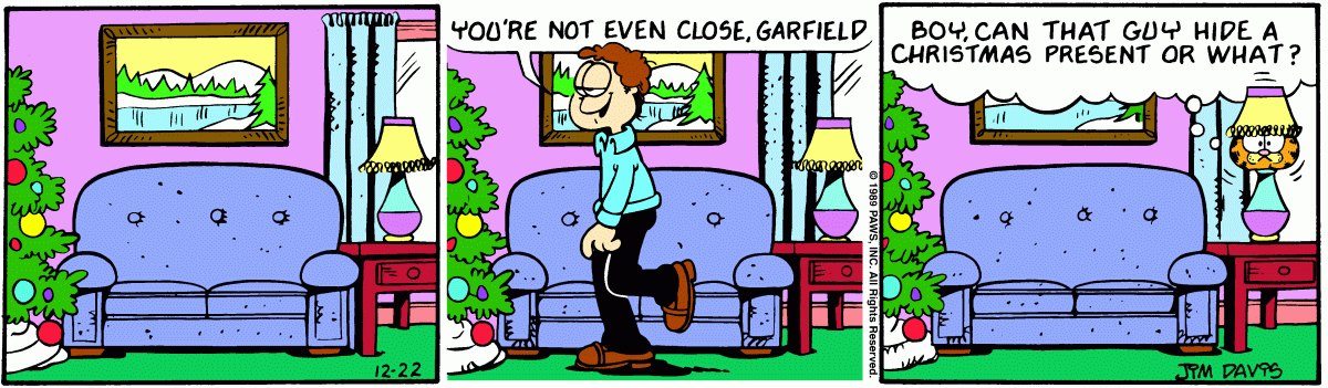 Garfield, December 22, 1989