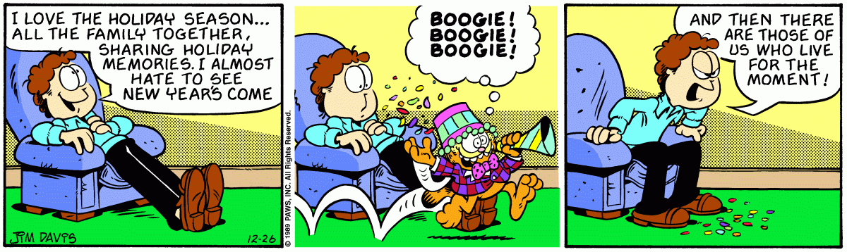 Garfield, December 26, 1989