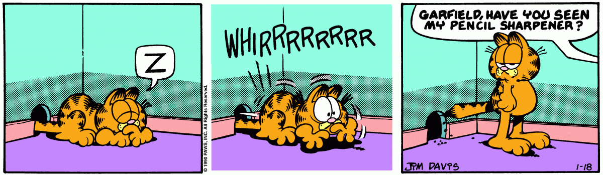 Garfield, January 18, 1990