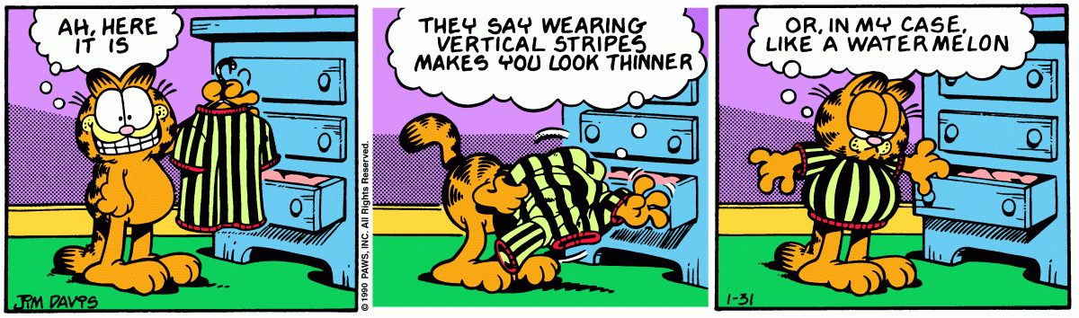 Garfield, January 31, 1990