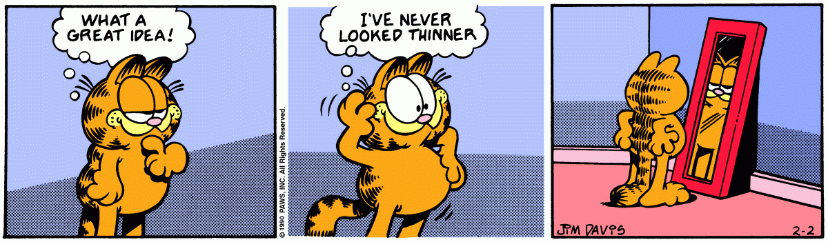 Garfield, February 2, 1990