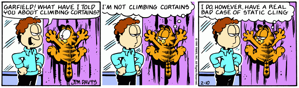 Garfield, February 10, 1990
