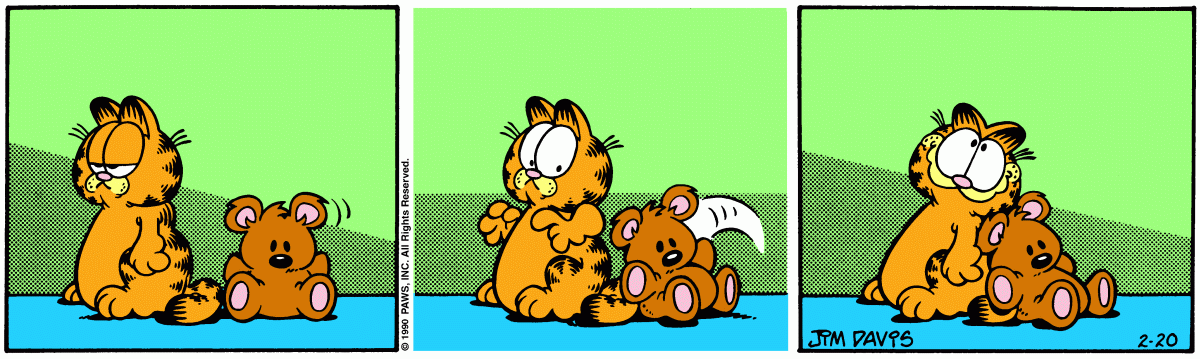 Garfield, February 20, 1990