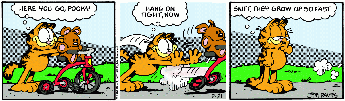 Garfield, February 21, 1990