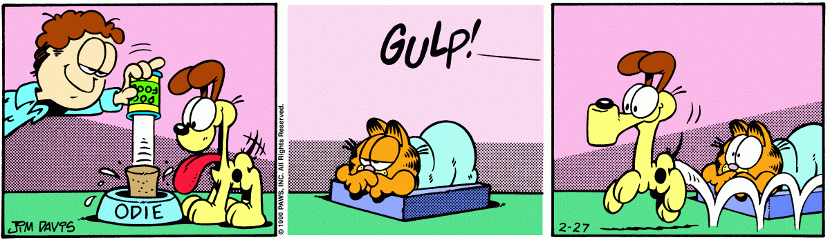 Garfield, February 27, 1990