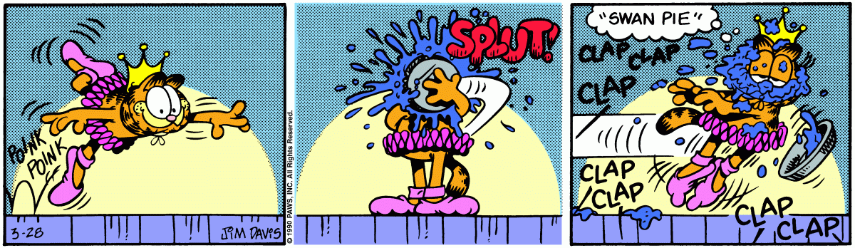 Garfield, March 28, 1990