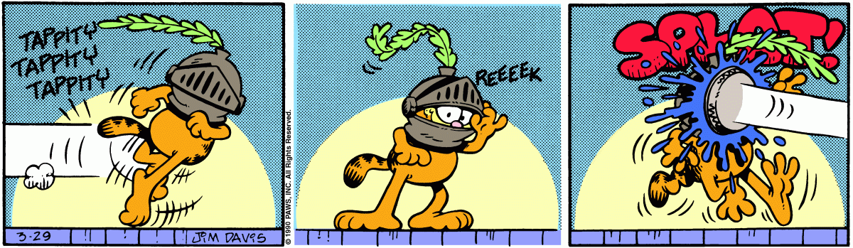 Garfield, March 29, 1990