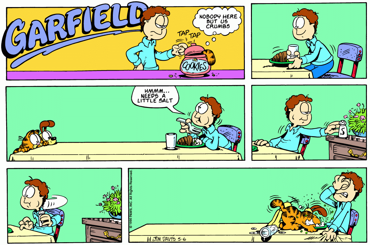 Garfield, May 6, 1990