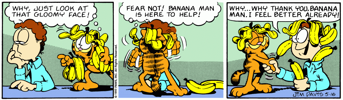 Garfield, May 16, 1990