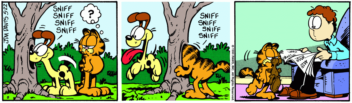 Garfield, May 22, 1990