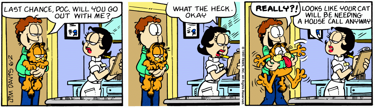 Garfield, June 2, 1990