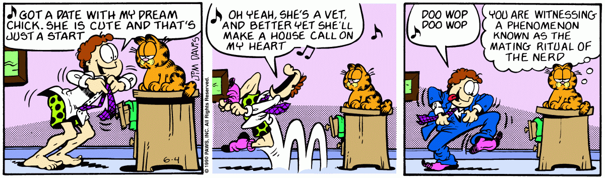 Garfield, June 4, 1990