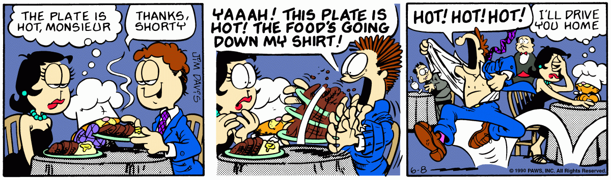 Garfield, June 8, 1990