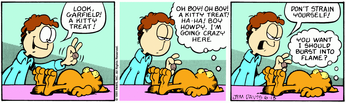 Garfield, June 13, 1990