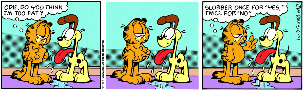 Garfield, June 14, 1990