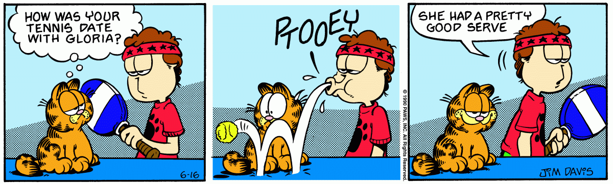 Garfield, June 16, 1990
