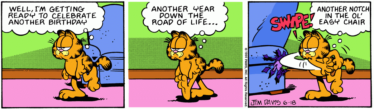 Garfield, June 18, 1990