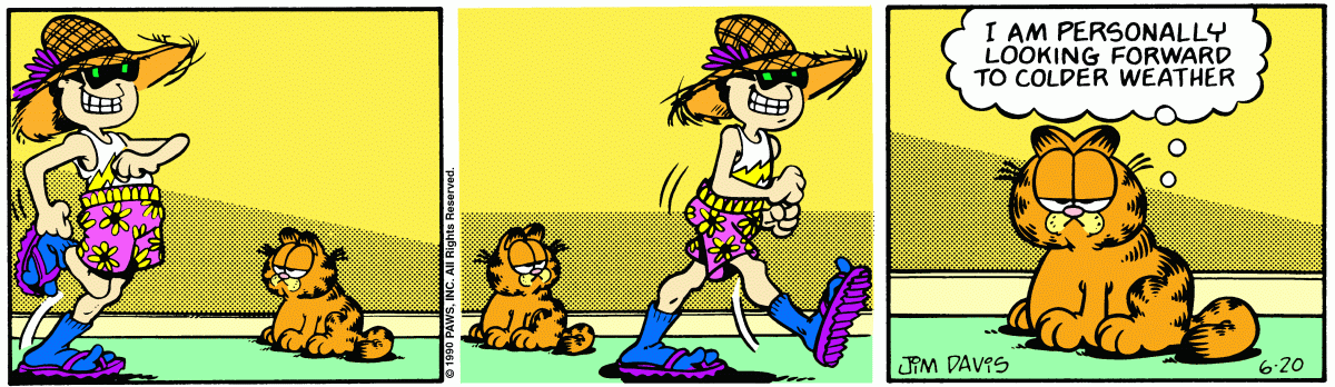Garfield, June 20, 1990