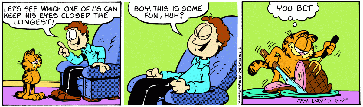 Garfield, June 23, 1990