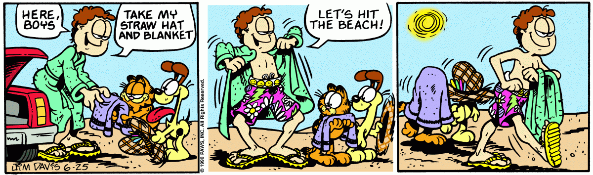 Garfield, June 25, 1990