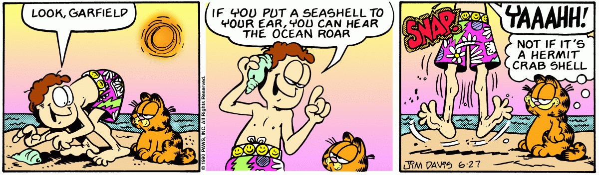Garfield, June 27, 1990