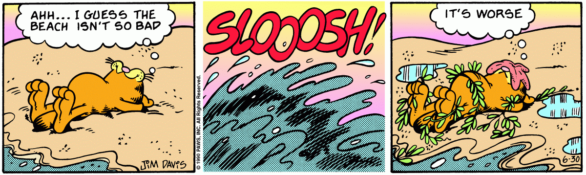 Garfield, June 30, 1990