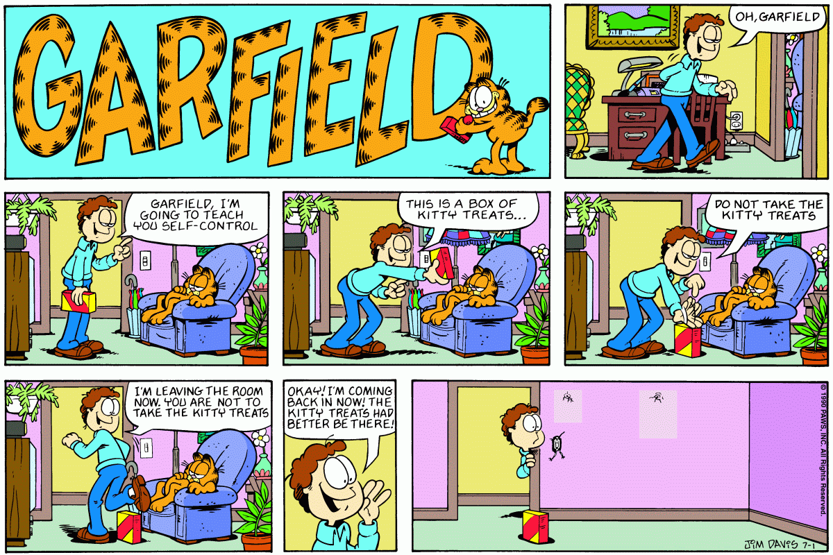 Garfield, July 1, 1990