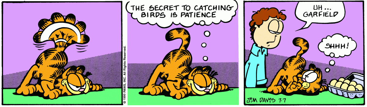 Garfield, July 7, 1990