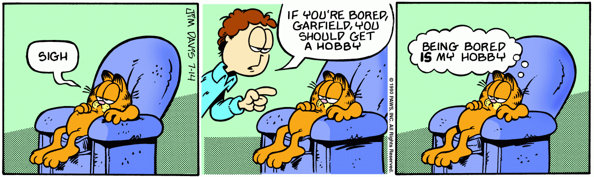 Garfield, July 14, 1990