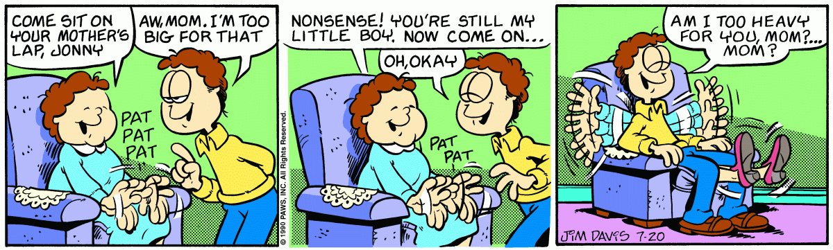 Garfield, July 20, 1990