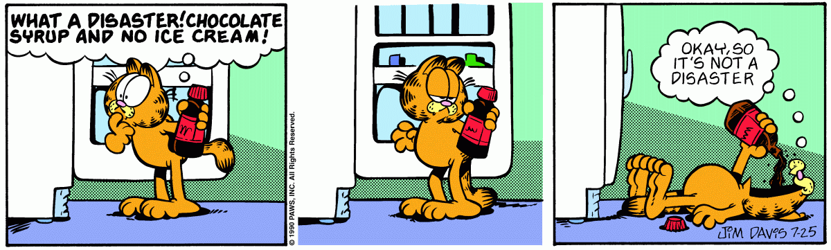 Garfield, July 25, 1990