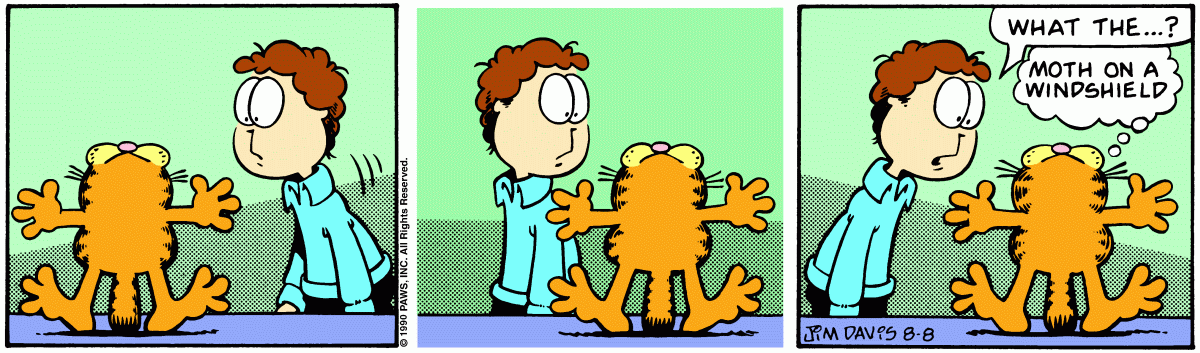 Garfield, August 8, 1990