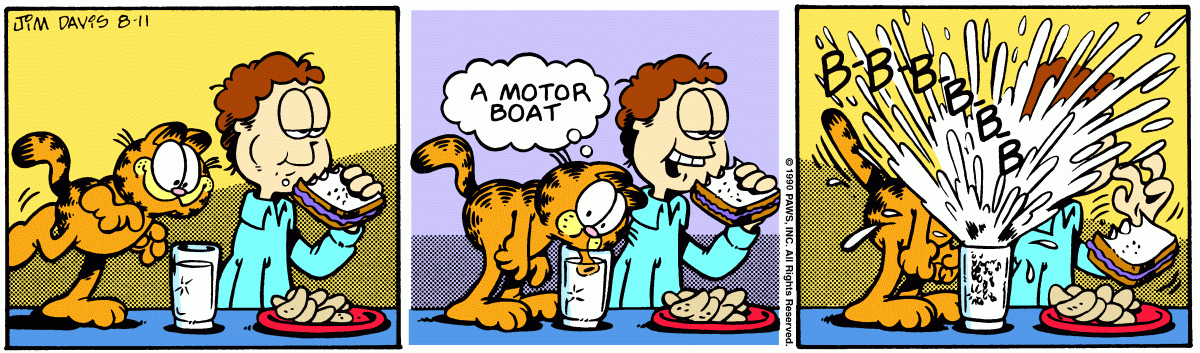 Garfield, August 11, 1990