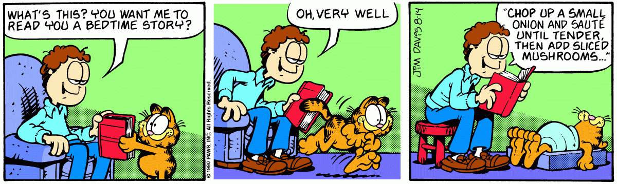 Garfield, August 14, 1990