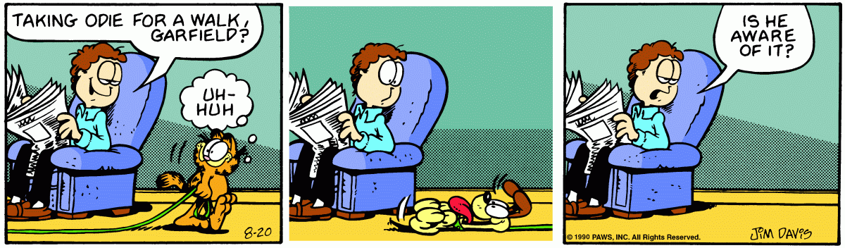 Garfield, August 20, 1990