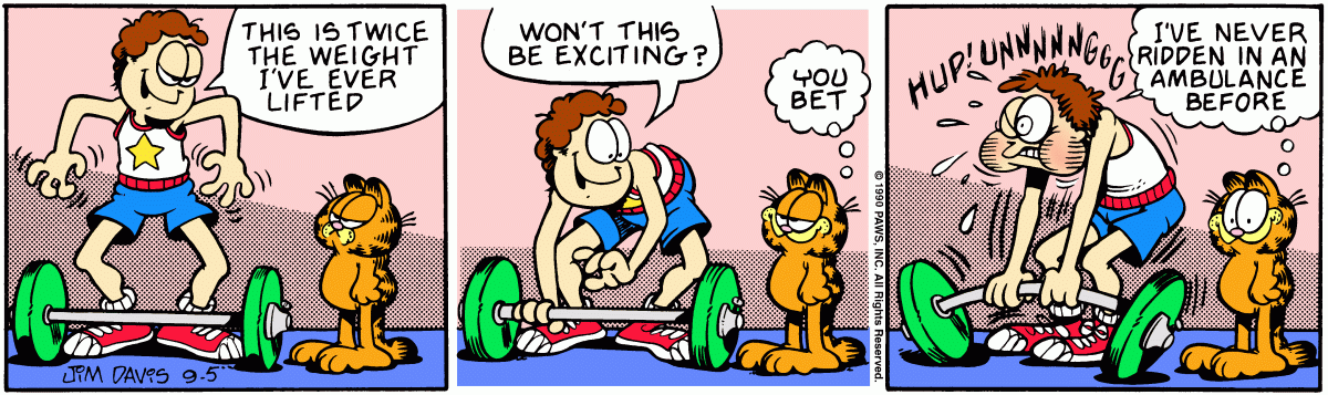 Garfield, September 5, 1990