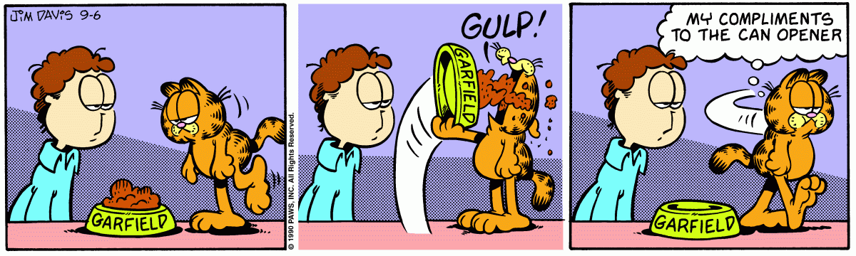 Garfield, September 6, 1990