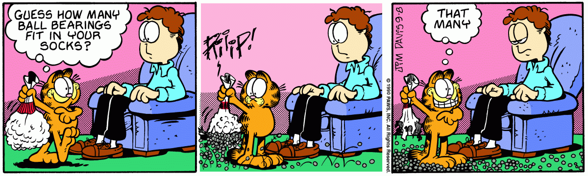 Garfield, September 8, 1990