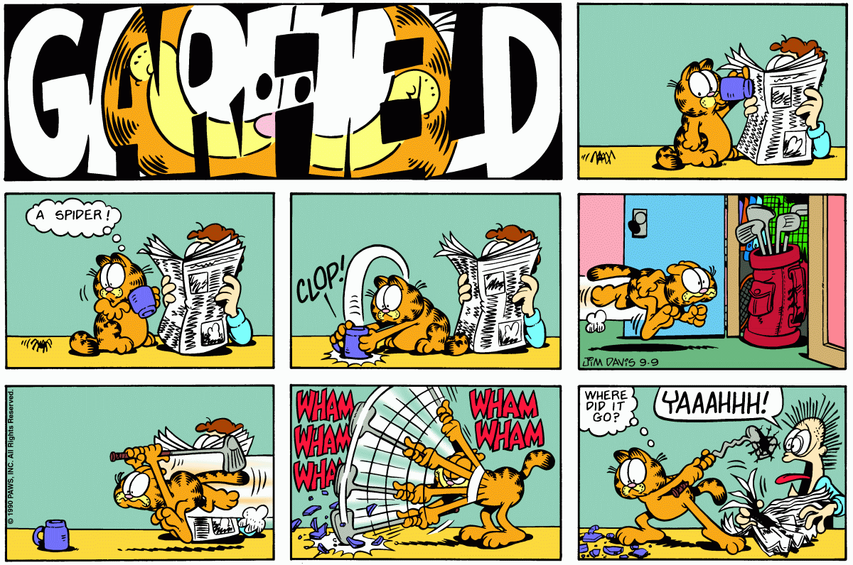 Garfield, September 9, 1990
