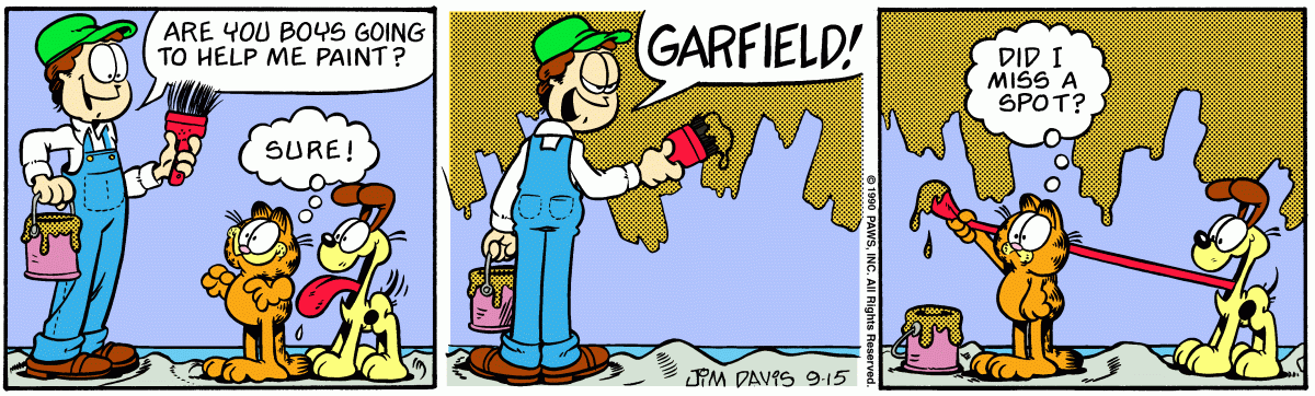 Garfield, September 15, 1990