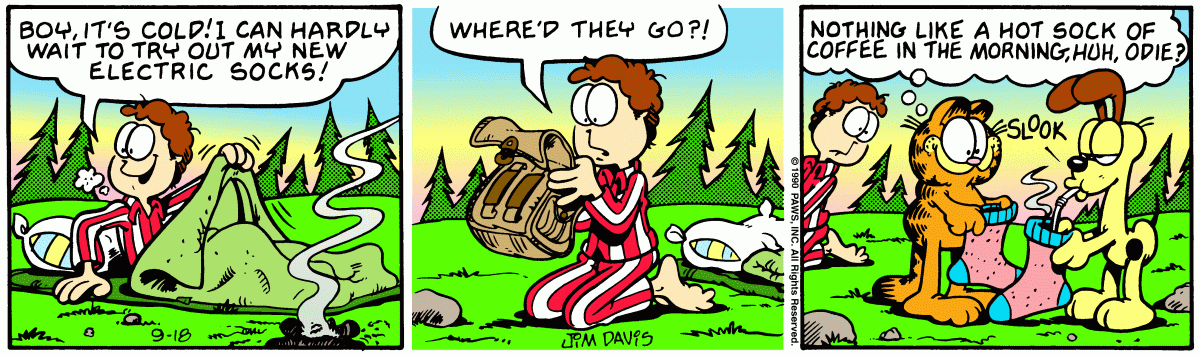Garfield, September 18, 1990