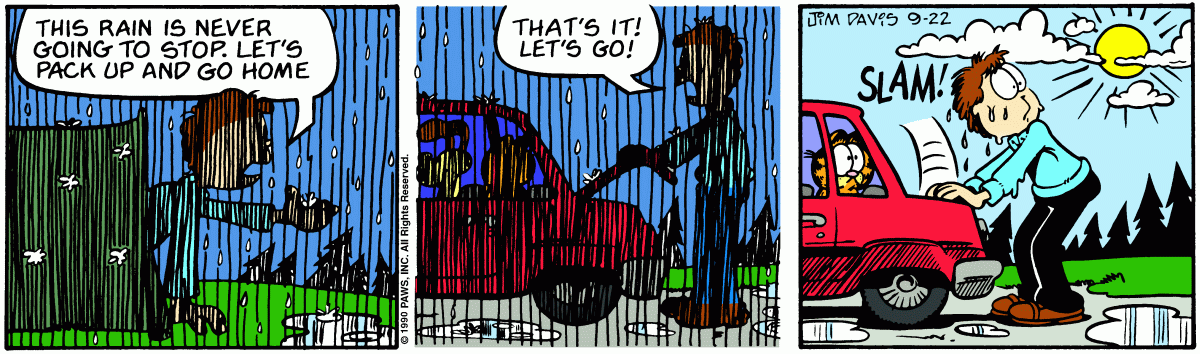 Garfield, September 22, 1990