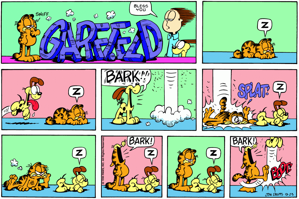 Garfield, September 23, 1990