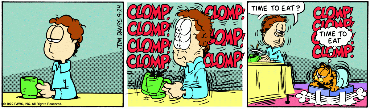 Garfield, September 24, 1990
