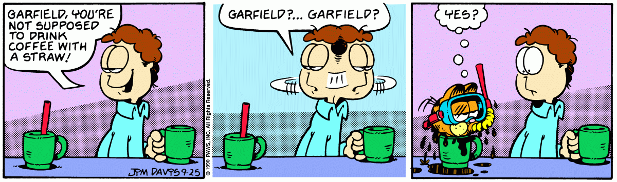 Garfield, September 25, 1990